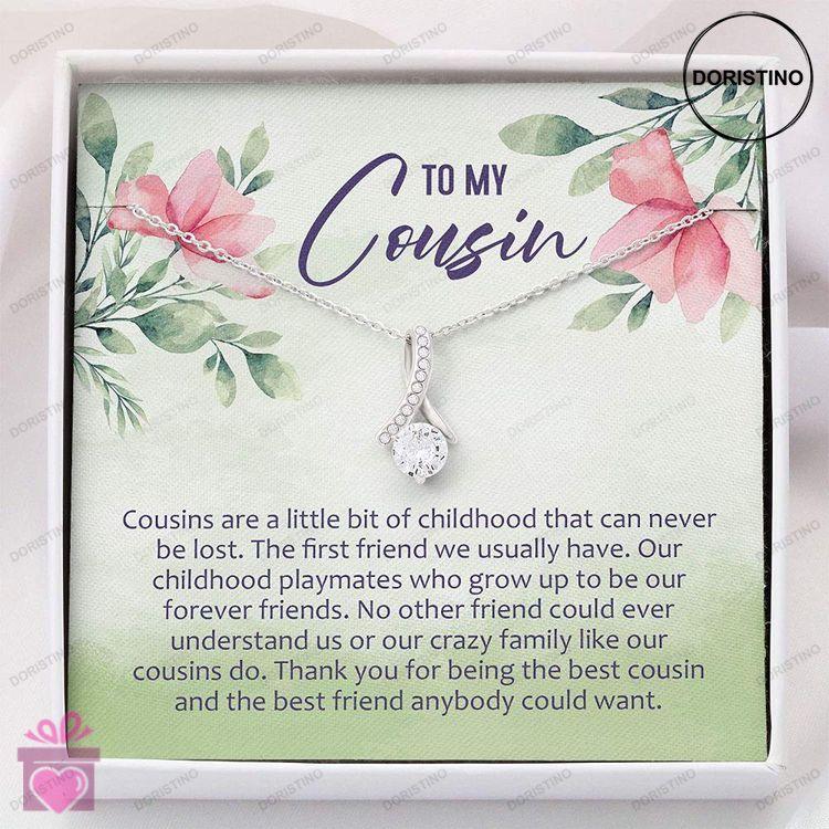 Cousin Necklace Cousin Gifts Necklace  Necklace With Gift Box For Birthday Christmas Doristino Trending Necklace